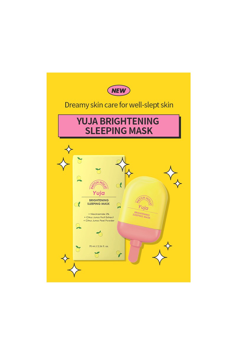 Patch Holic Yuja Brightening Sleeping Mask – Recharge & Illuminate